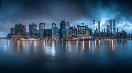 Obraz premium Panorama of the center of the Emirate of Sharjah, United Arab Emirates