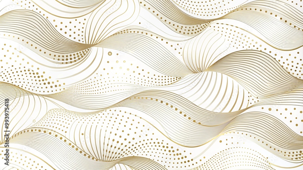Poster minimalistic tillable patterns with fine lines and simple elements. fine lines and simple elements m