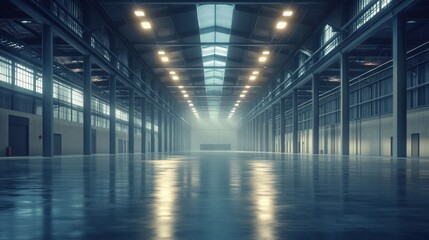 The Empty Industrial Warehouse