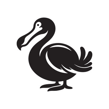 recommend clip art: Unique Dodo Silhouette Vectors for Creative Graphic Design Projects