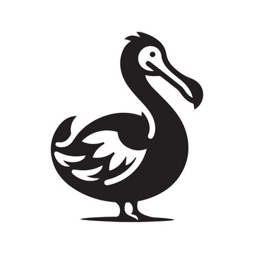 recommend clip art: Unique Dodo Silhouette Vectors for Creative Graphic Design Projects