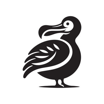 recommend clip art: Unique Dodo Silhouette Vectors for Creative Graphic Design Projects
