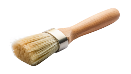 Basting brush with wooden handle and soft bristles, perfect for applying sauces and marinades. Ideal for cooking enthusiasts and professional chefs alike