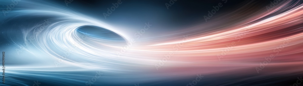 Poster a mesmerizing abstract swirl of light and color, evoking a sense of movement and energy in a dynamic