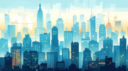 A city government using Big Data to track public services, energy consumption, and urban growth, driving smart city innovations.