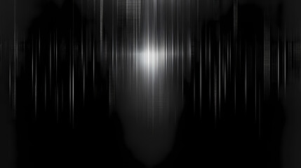 Fototapeta premium Retro futurism, dark vibe, website repetable background, subtle vertical matrix lines on plain black background. Retro Futurism. Illustration