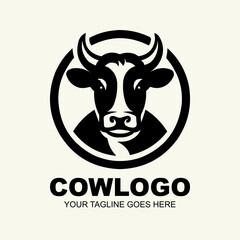 cow logo design