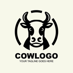 cow logo design