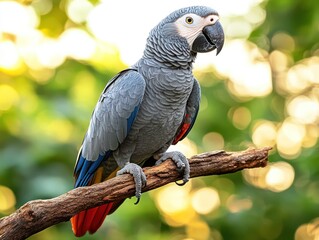 Fototapeta premium African Grey Parrot