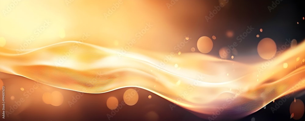 Poster illuminating serenity warm glow in darkness - captivating contrast of light and shadow highlighting 