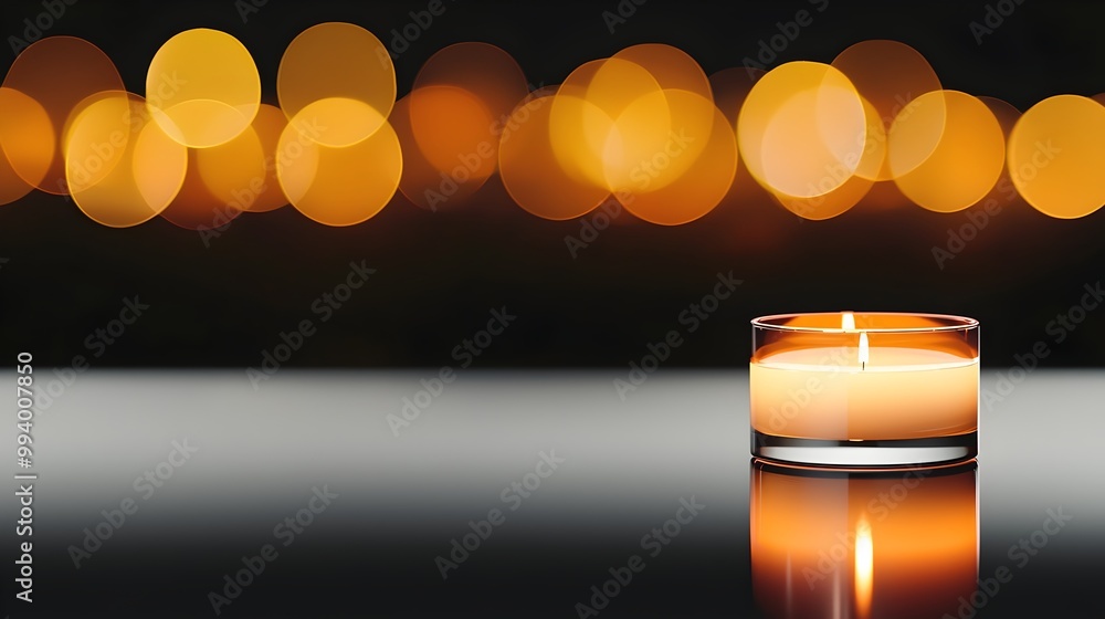 Poster ethereal glow captivating contrast between light and darkness - enchanting illuminated elements crea