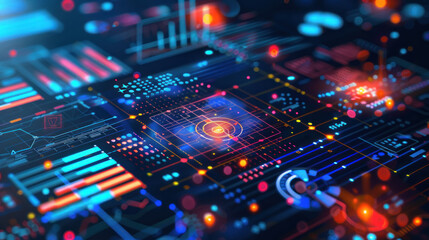 Obraz premium A company utilizing Big Data science to enhance product development, improve marketing strategies, and optimize customer engagement.