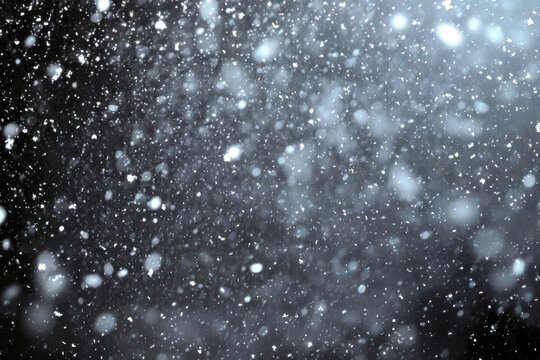PNG Snow background winter night.