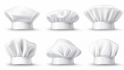 white chef hats