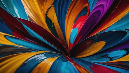 The interplay of light and dark tones in this artwork creates a dynamic and thought-provoking visual effect