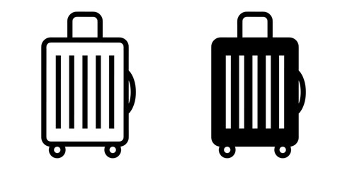 ofvs738 OutlineFilledVectorSign ofvs - baggage vector icon . travel . isolated transparent . outline and filled version . AI 10 / EPS / PNG . g12084