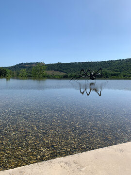 lake at Chateau la Coste 