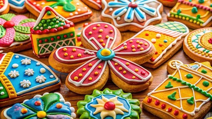 Fototapeta premium Deliciously Baked Cookies Icon for Sweet Treats, Desserts, and Bakery-Themed Designs and Projects