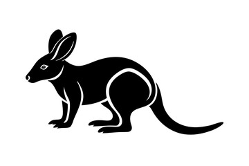 Bilby vector icon on white background