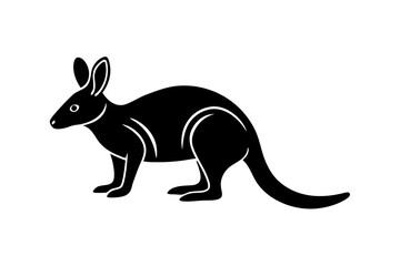 Bilby vector icon on white background