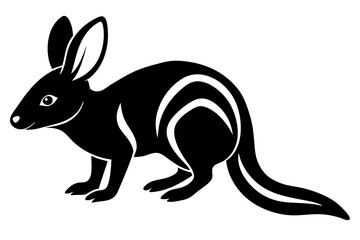 Bilby vector icon on white background