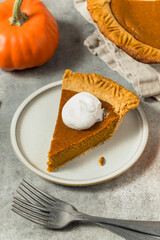 Thankskgiving Homemade Pumpkin Pie