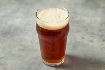 Boozy Refreshing Cold Pumpkin Craft Beer Ale