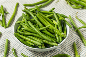 Raw Organic French Green Beans