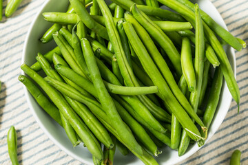 Raw Organic French Green Beans
