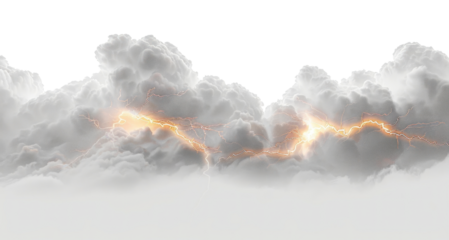 PNG Dramatic clouds with lightning