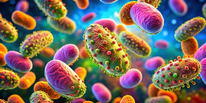 Detailed Images of Rocky Mountain Spotted Fever Bacteria Under Microscope for Educational Use