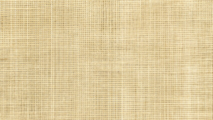 Natural linen canvas texture seamless background in light beige for design concepts