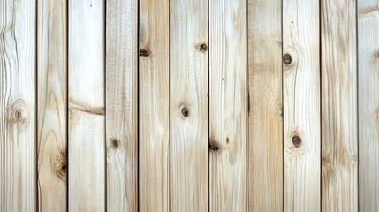 Fototapeta premium Detailed view of light wood planks, showing natural grain patterns and texture, ideal for construction or home decor concepts.