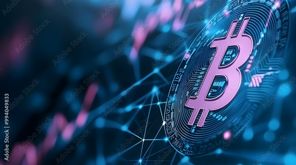 Poster bitcoins evolution the blockchain revolution - navigating the future of cryptocurrency amidst innova