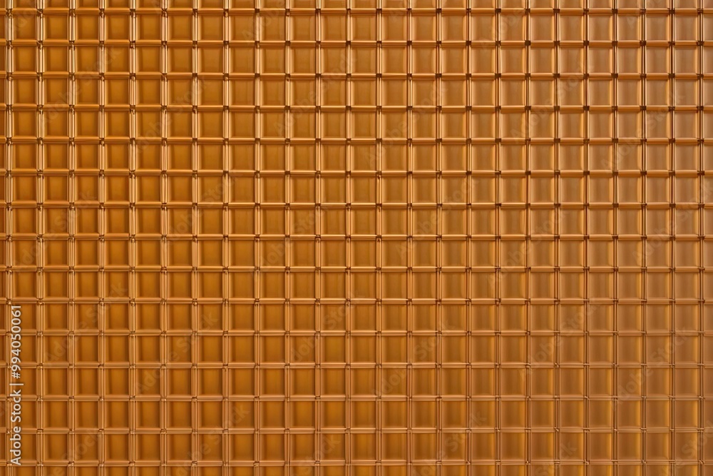 Poster stylish minimalist amber lattice texture pattern in chic square design