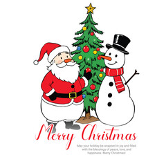 Merry Christmas social media post banner template