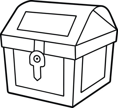 recommend clip art: loot box outline, line art loot box, minimalist loot box, loot box sketch, hand-drawn loot box, loot box vector illustration