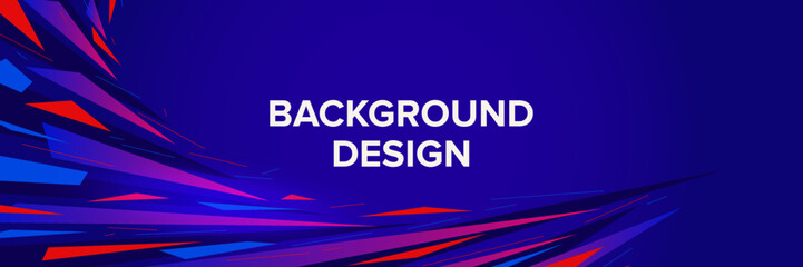 Modern abstract background for presentation design, dynamic shapes composition. Vector illustration