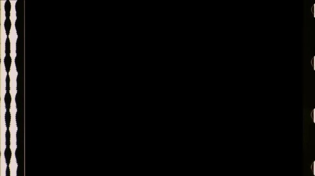 Sound on 35mm Film with Audio Waveforms Seamless 4K Video Overlay Loop