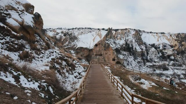 Fairy chimneys at Cappadocia in Turkey