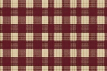 Rustic Farmhouse Cozy Plaid Seamless Texture with Checkered Design