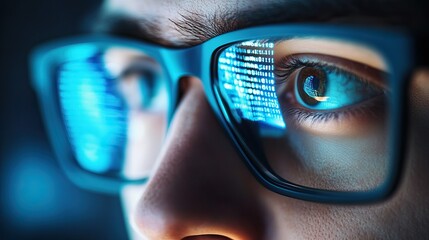 Code Reflection in Eyeglasses