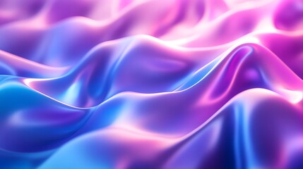 Obraz premium Abstract background with a gradient of purple, creating the illusion of waves and liquid.