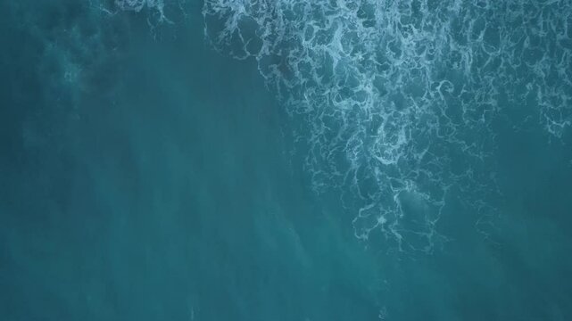 4k drone footage of waves crashing on the shore at Juno Beach, Florida, USA