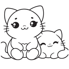 Fototapeta premium Cat Vector Art, Icons, and Graphics