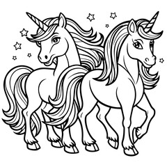 Unicorn Adventures: A Magical World to Color and Create a Fairytale!
