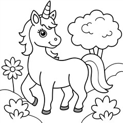 Unicorns and their friends: coloring pages that will fill your life with bright colors!
