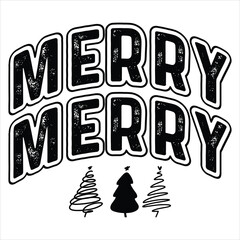 MERRY  CHRISTMAS -T SHIRT DESIGN