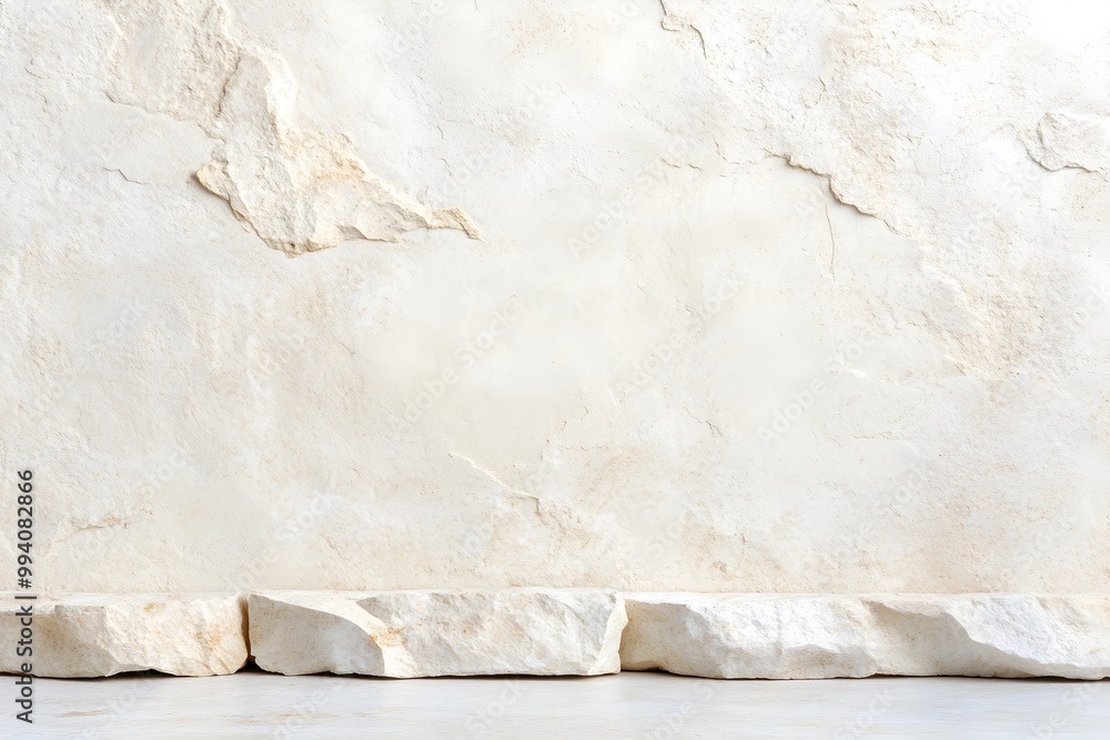 Poster minimalist and elegant presentation backdrop with muted color palette and subtle texture