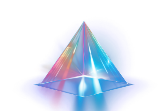 PNG Abstract rainbow prism, black background, AI generated image by rawpixel